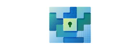 Square lock icon