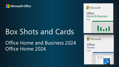Microsoft Office 2024 Box Shots and Cards
