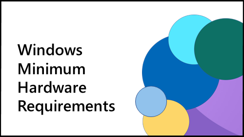 Windows minimum hardware requirements banner image