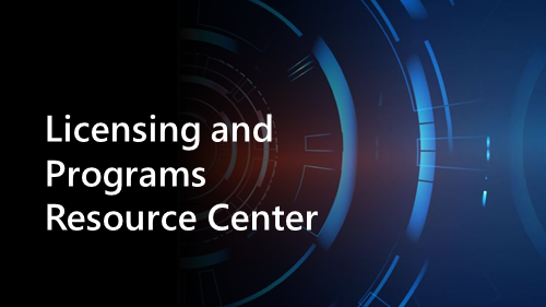 Licensing and Programs Resource Center