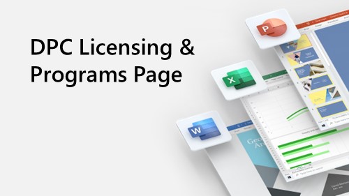 DPC Licensing and Programs Page banner