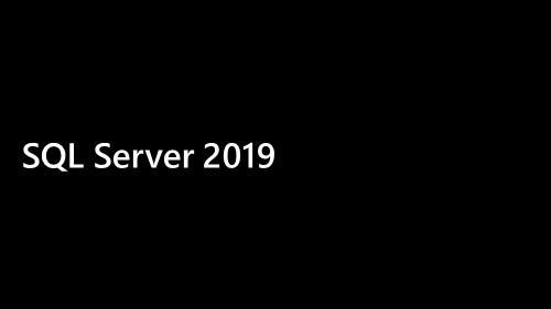 SQL Server 2019 banner