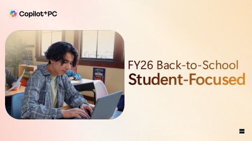 FY26 Student Led Back To School