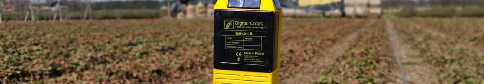 Digital Crops sensor on a farm