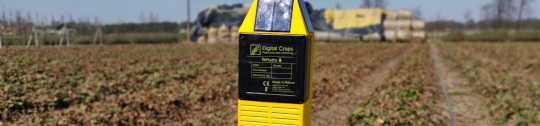 Digital Crops sensor on a farm