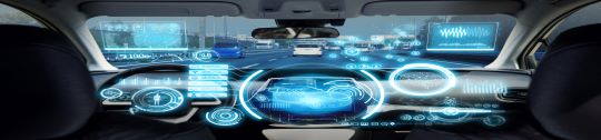 futuristic car dashboard