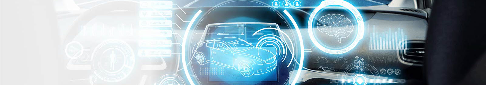 futuristic car dashboard