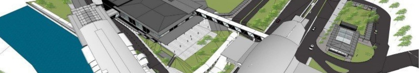 Plans for new transit system are depicted in graphics