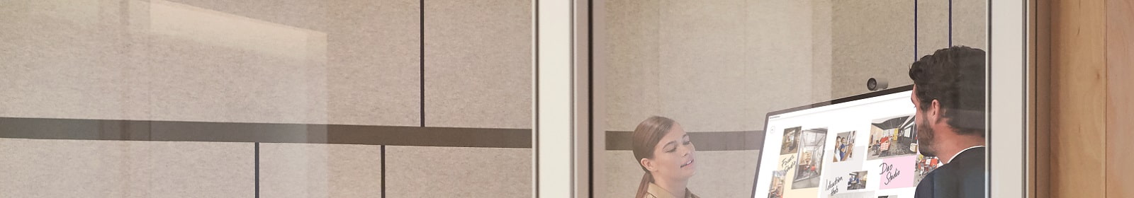 A woman leads a presentation