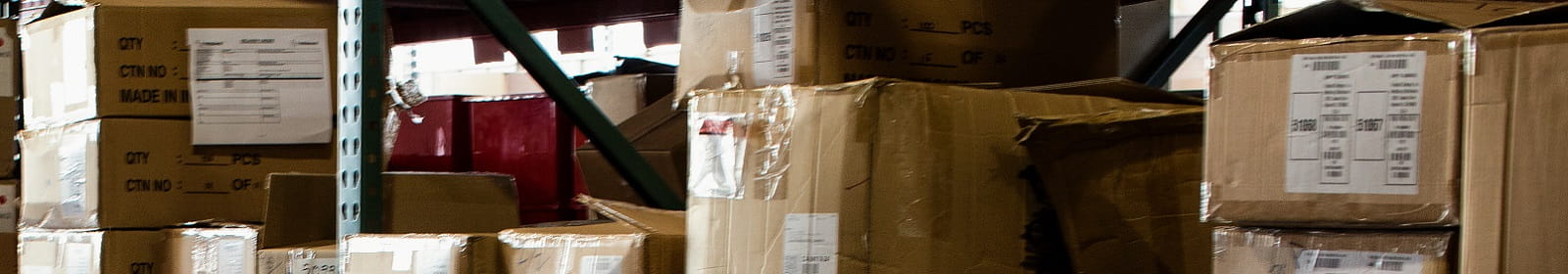 Items in a warehouse await shipping