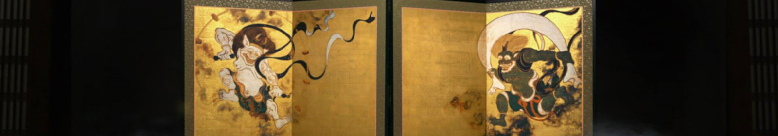 Japanese art ‘Wind God and Thunder God’