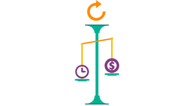 Illustration of head with gears and phones