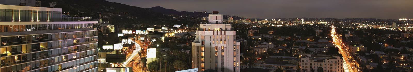 Image of city skyline at night