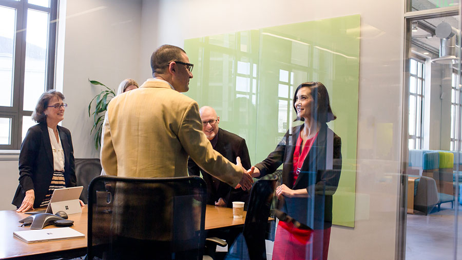 illustration of meeting room