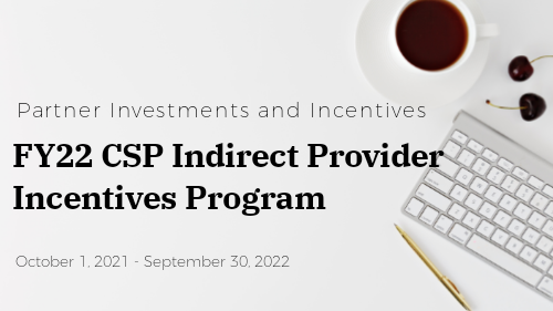 CSP Indirect Provider Incentives Program