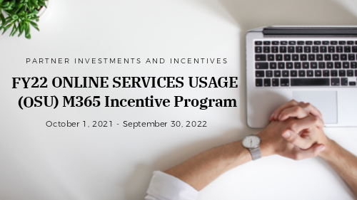 Online Services Usage M365 Incentive Program