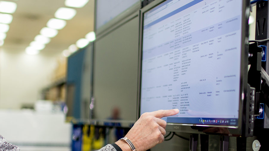 analyzing data on television