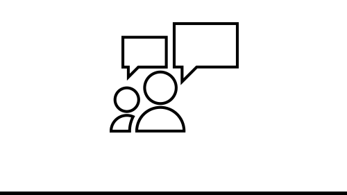 icon of people with chatbox