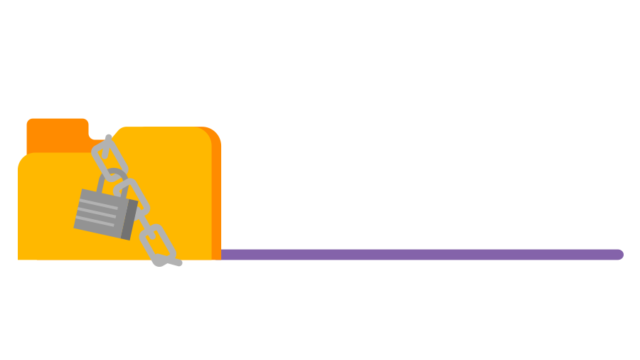 42% with a lock on folder