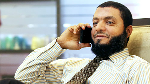 Man talking on mobile