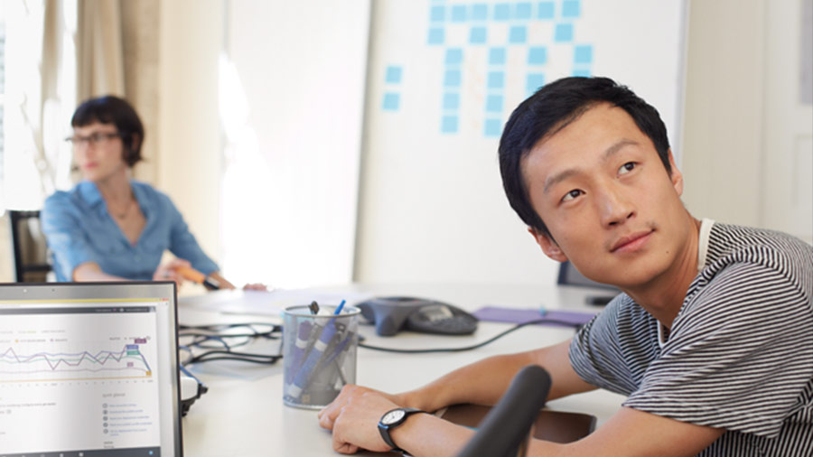 Meeting with team member