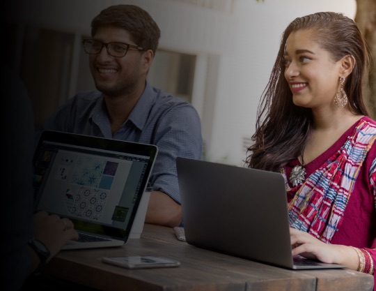 smiling face of woman