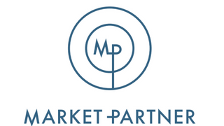 Blue Market Partner logo on white background