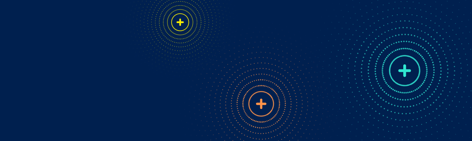 Blue abstract banner