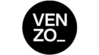 VENZO logo round black