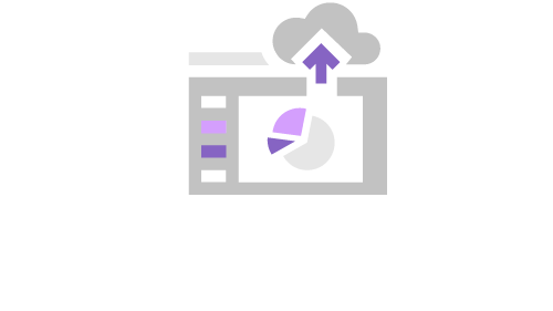 Icon of computer screen with cloud updating image