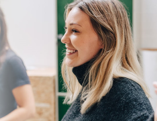 Two women managing a strategy session