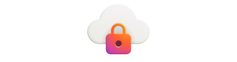A lock in a cloud