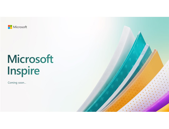 Microsoft Inspire image with coming soon
