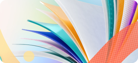 Abstract image of colorful paper