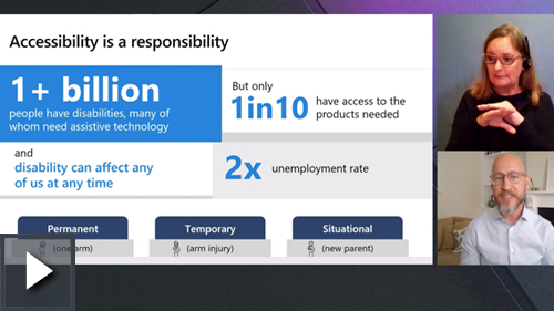 Video thumbnail image about accessibility