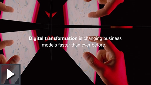 Screenshot of hands with overlay text