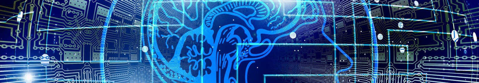 Man sieht einen Kopf als Zeichnung. Es ist auch ein Gehirn zu erkennen. Über das gesamte Bild verlaufen Linien.