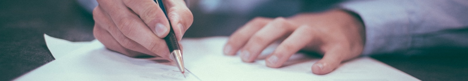 A man with working hands