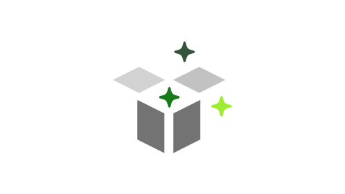 Illustration of box opening with stars