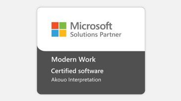Microsoft Solutions Partner with certified software badge