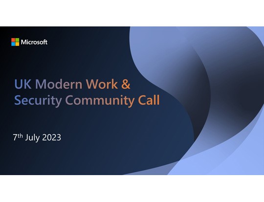 Agenda for Julys Community Call