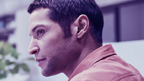 Man looking off camera