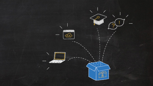 a dropbox with multiple presents