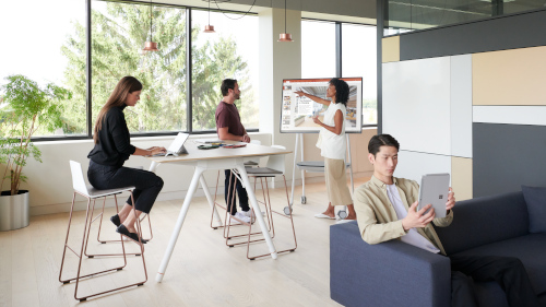 people working on different microsoft products