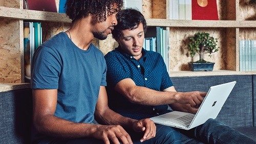 people working on laptop