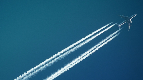 airplane fly in the sky