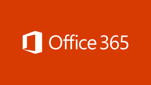 Illustration of red box with Office 365 text