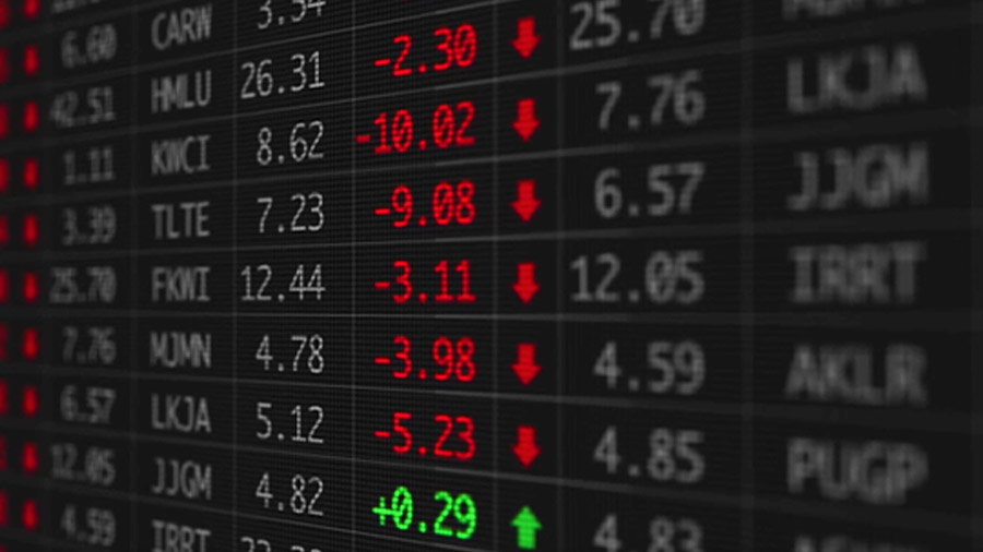 Photo of stock exchange board