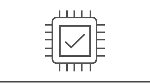Illustration of a computer chip