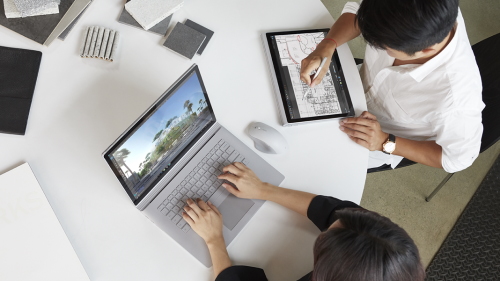 People using Surface devices